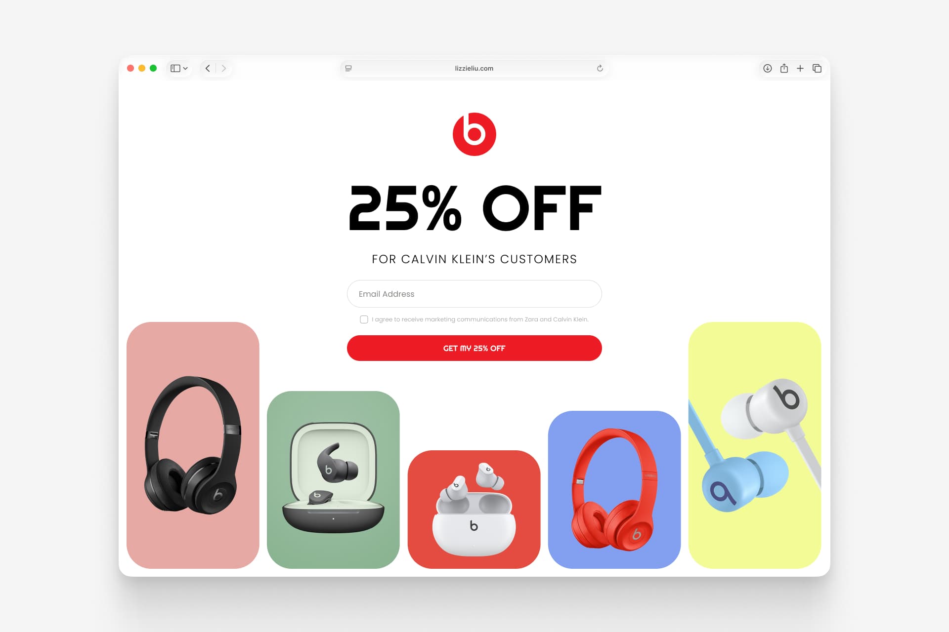 Discount Landing Page